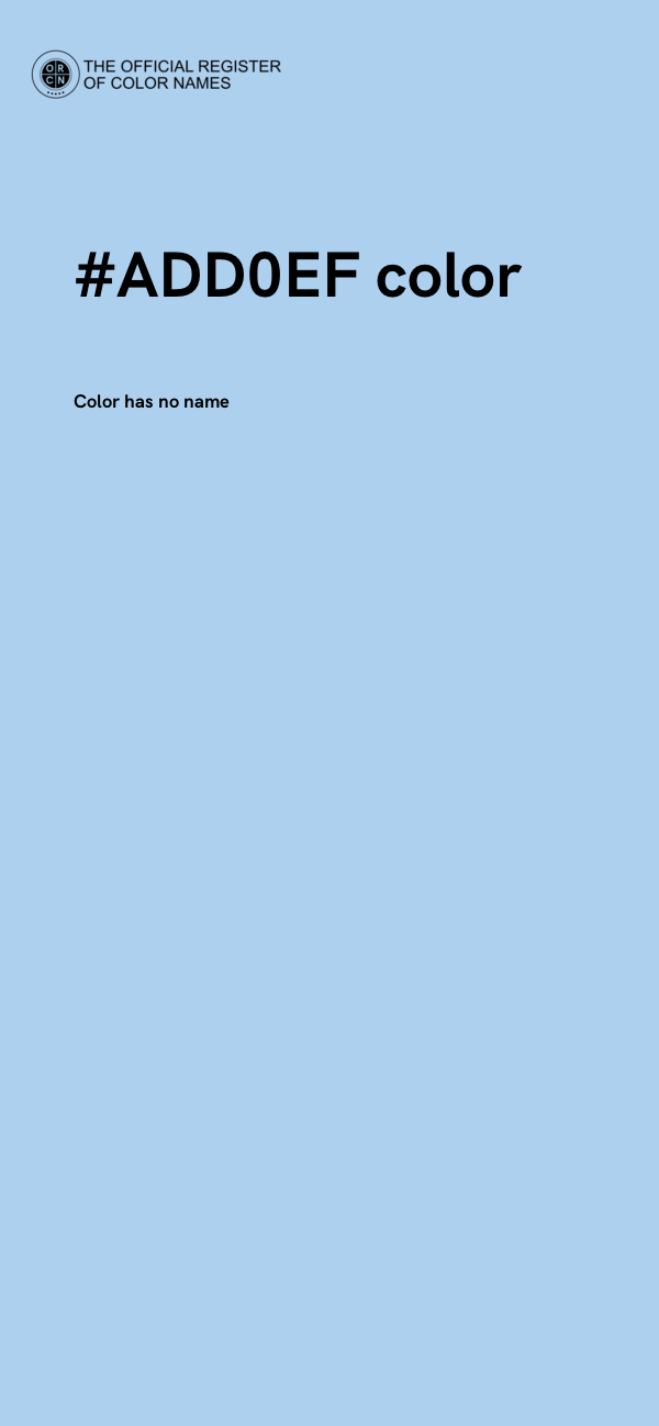 #ADD0EF color image