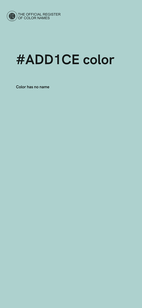 #ADD1CE color image