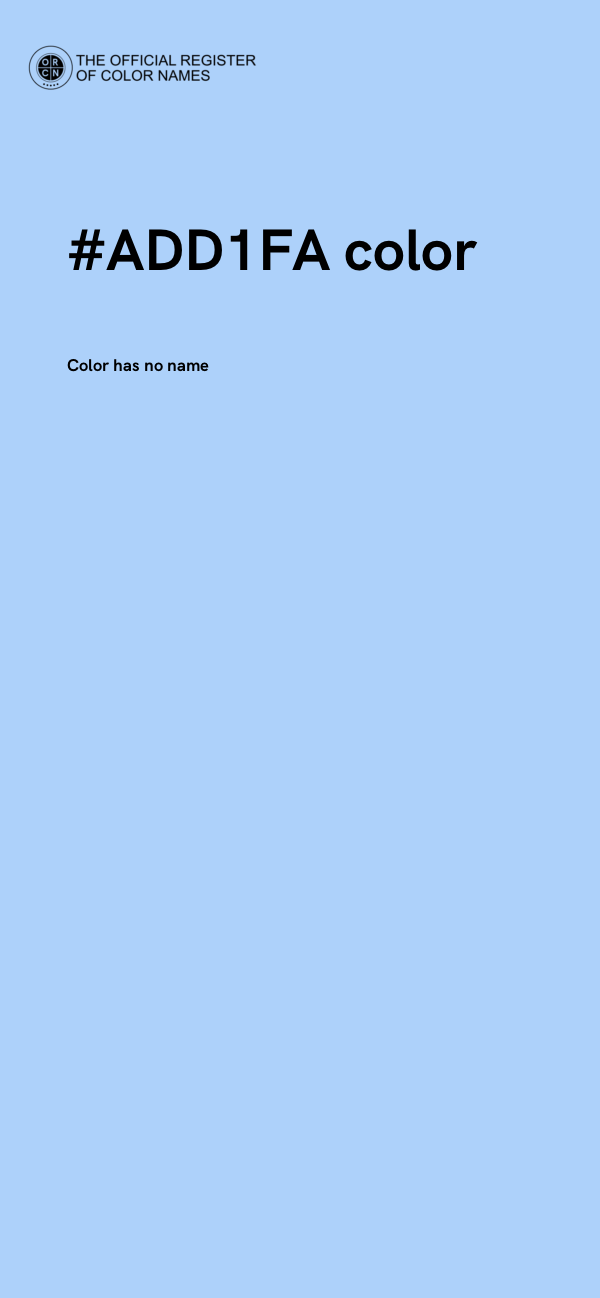 #ADD1FA color image