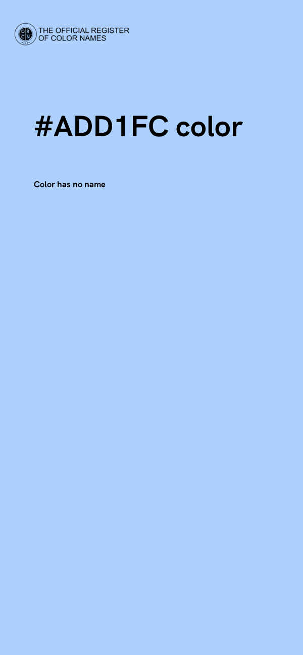 #ADD1FC color image