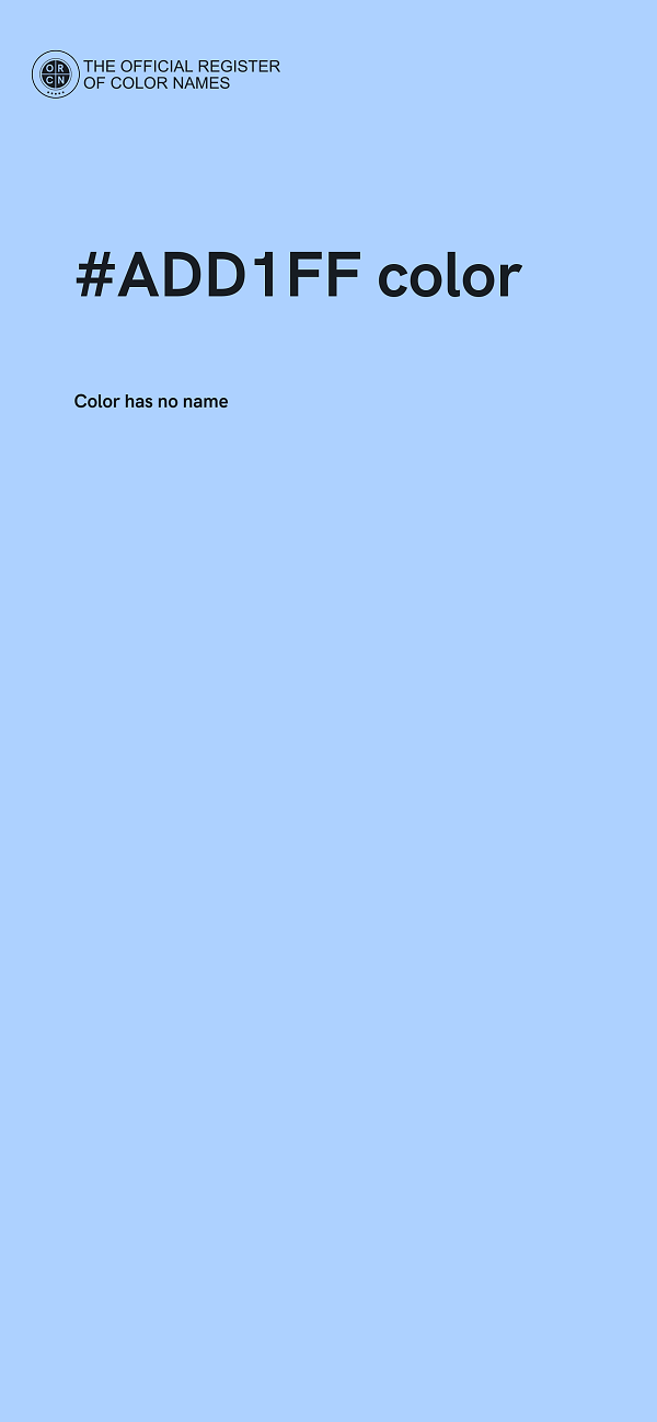 #ADD1FF color image