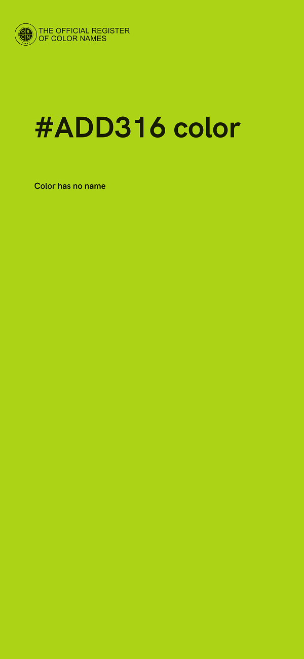 #ADD316 color image
