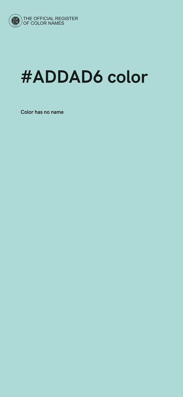 #ADDAD6 color image