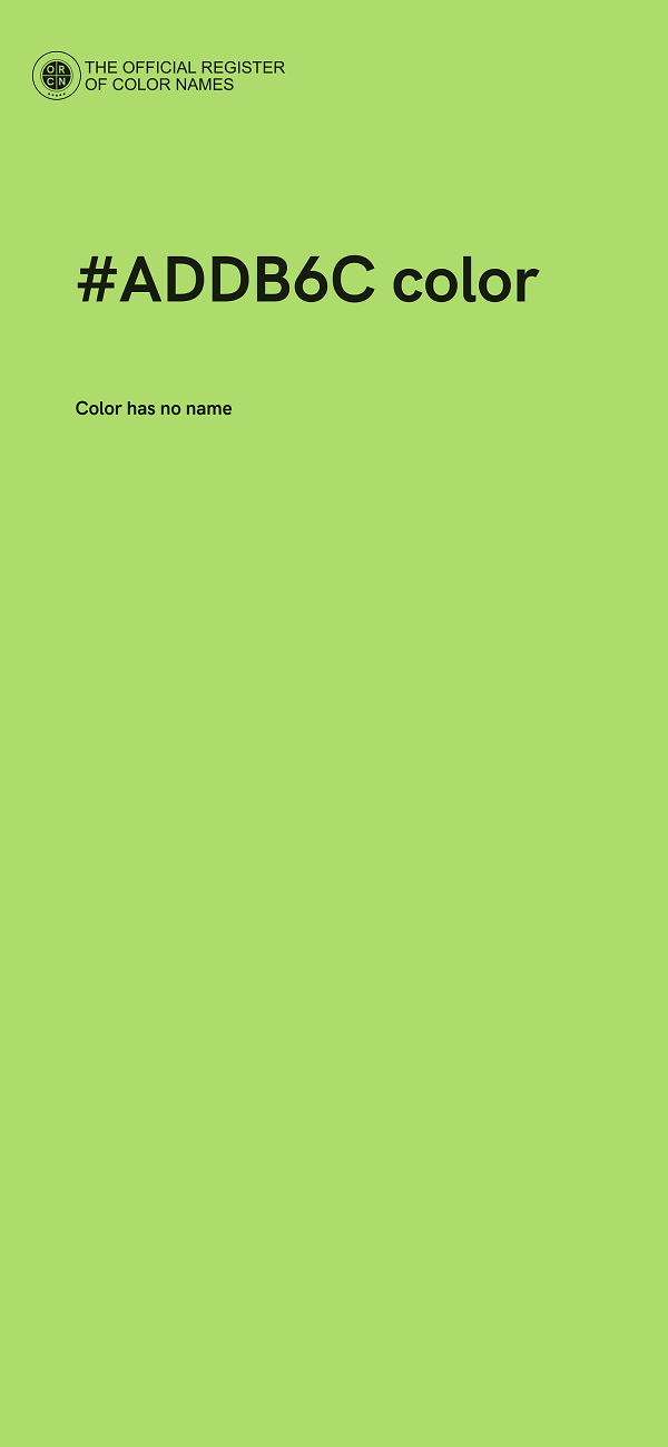 #ADDB6C color image