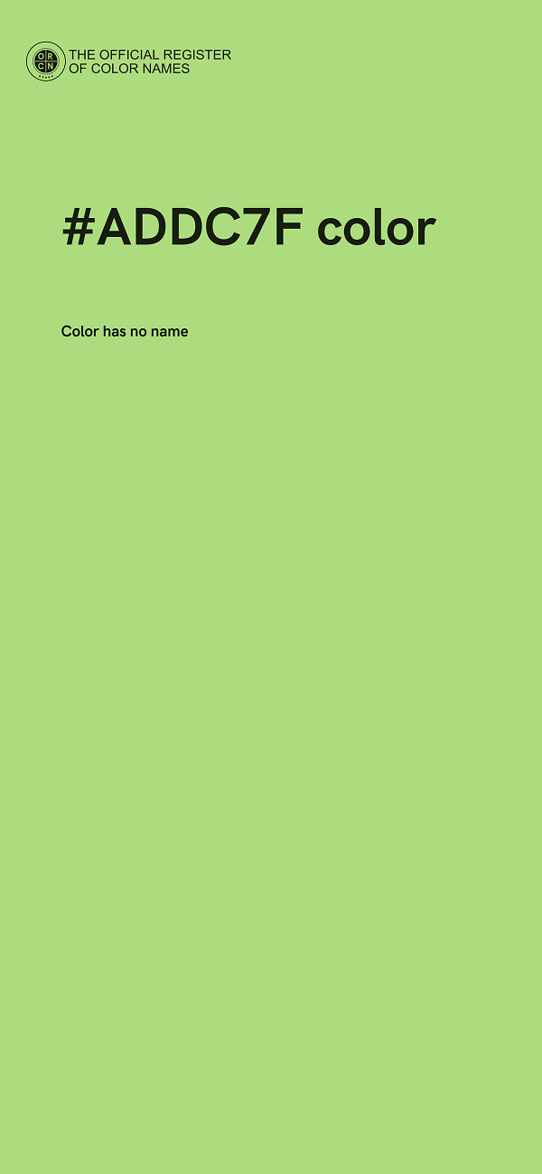 #ADDC7F color image