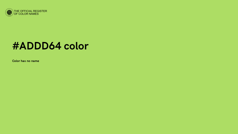 #ADDD64 color image