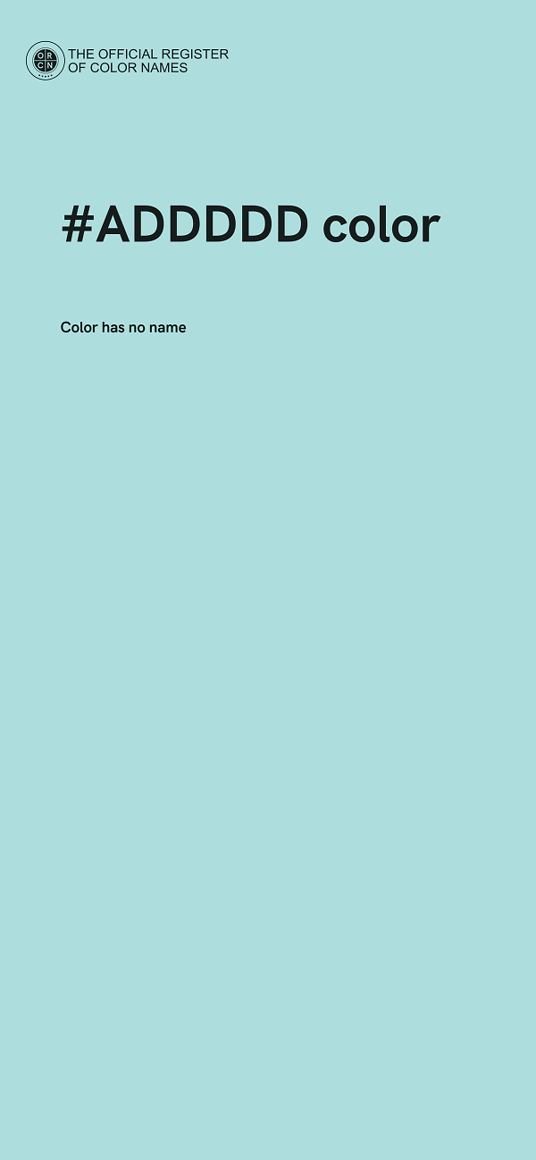 #ADDDDD color image