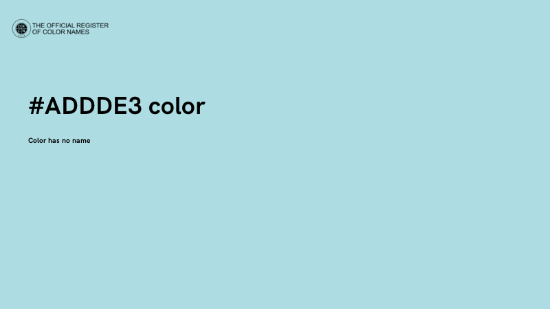 #ADDDE3 color image