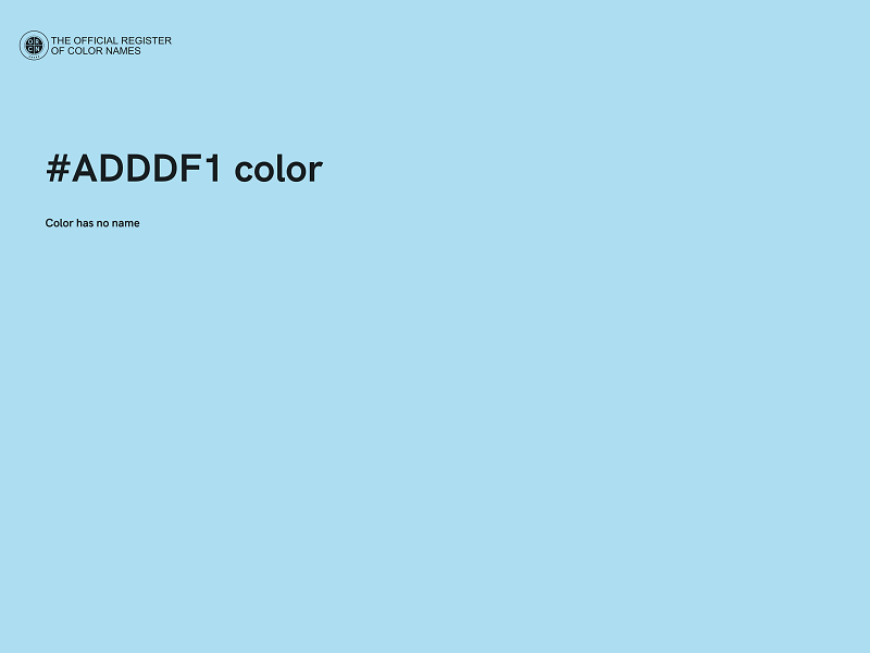 #ADDDF1 color image