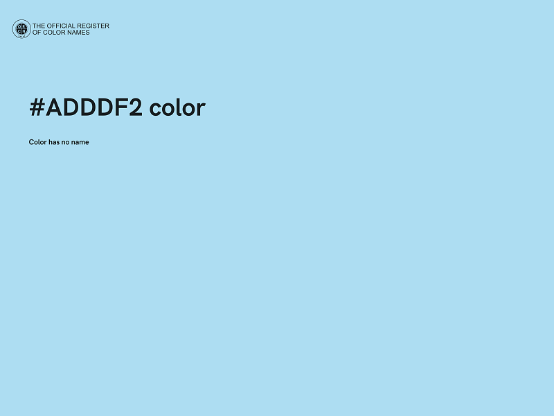 #ADDDF2 color image