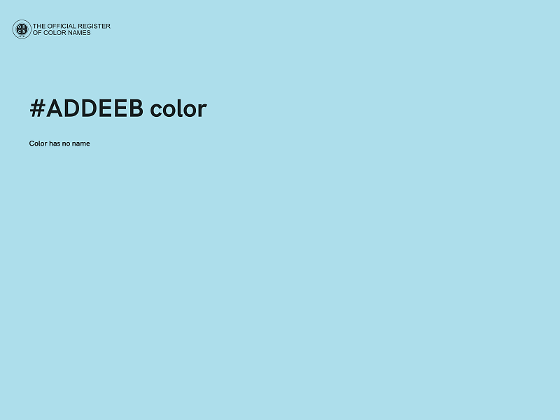 #ADDEEB color image