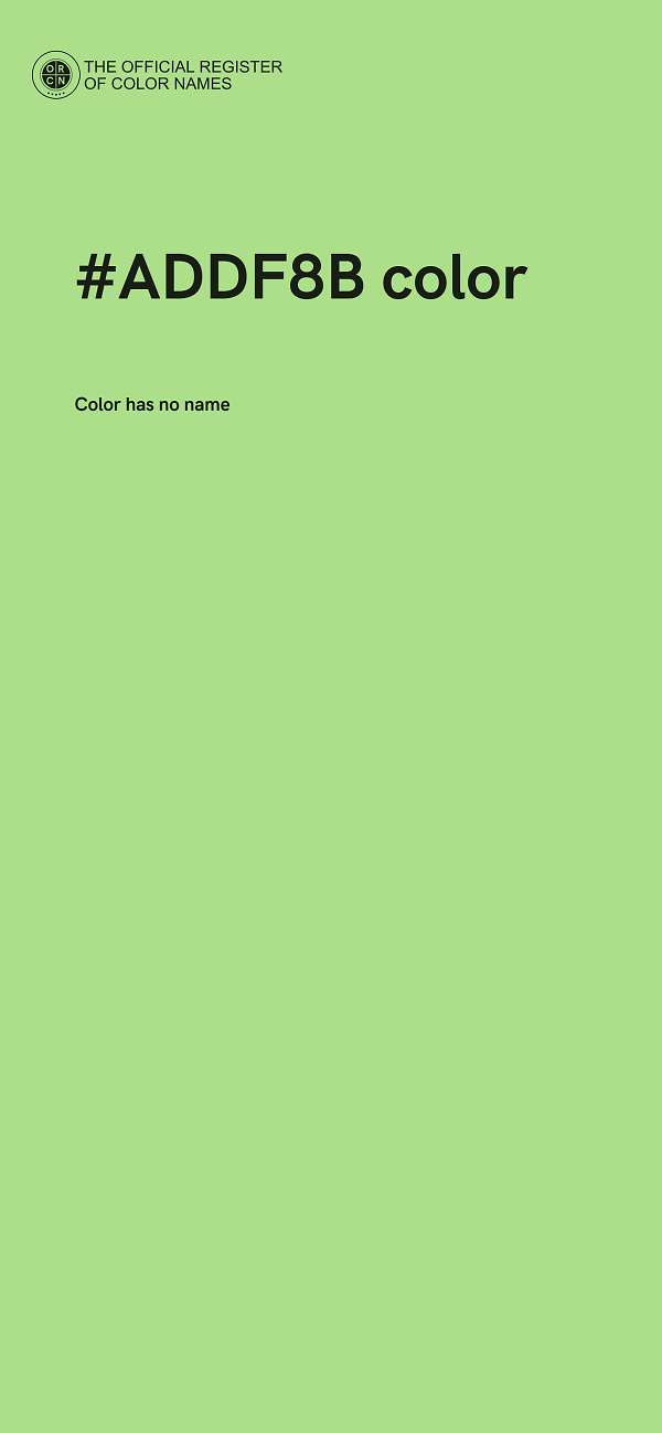 #ADDF8B color image