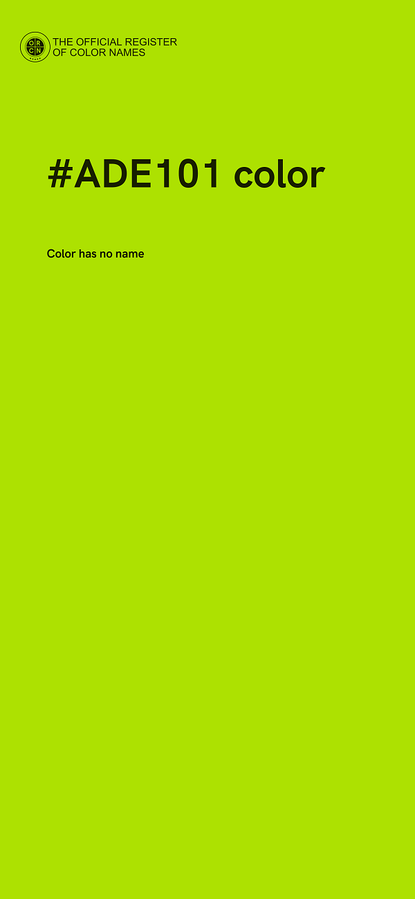 #ADE101 color image