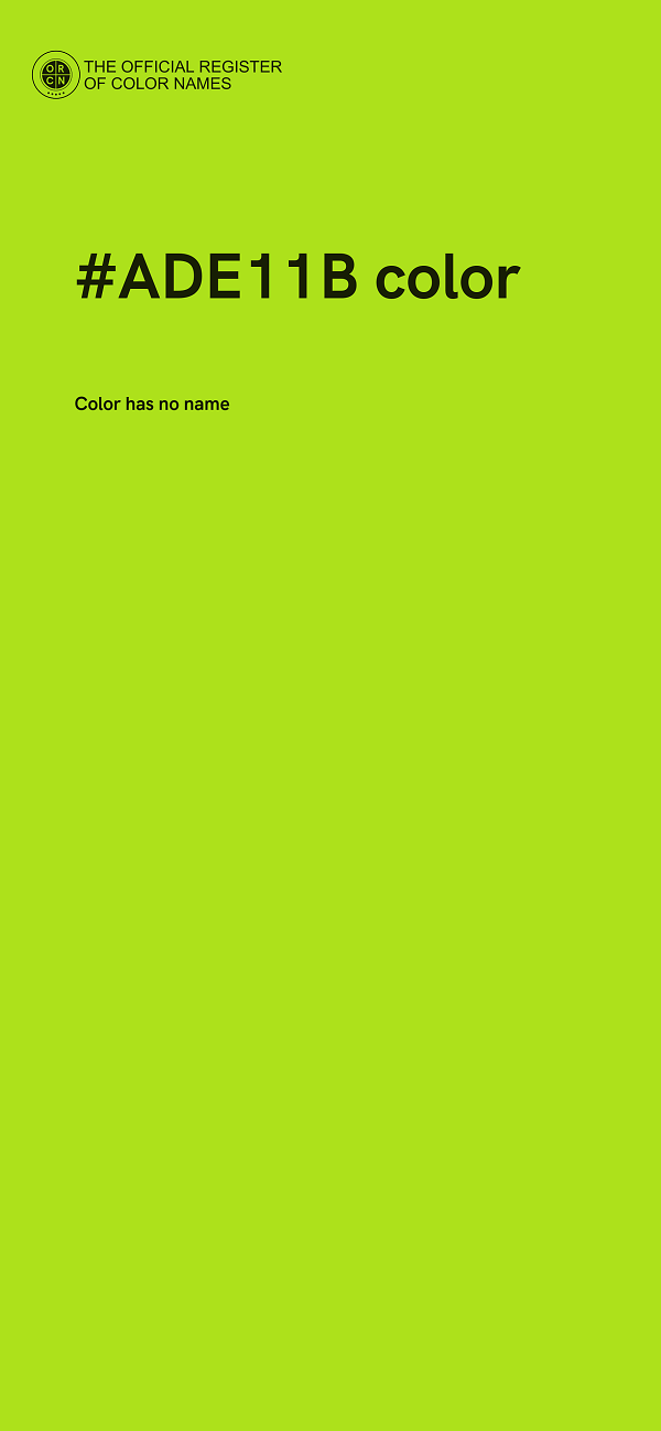 #ADE11B color image