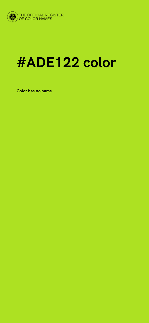 #ADE122 color image