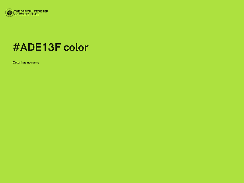 #ADE13F color image