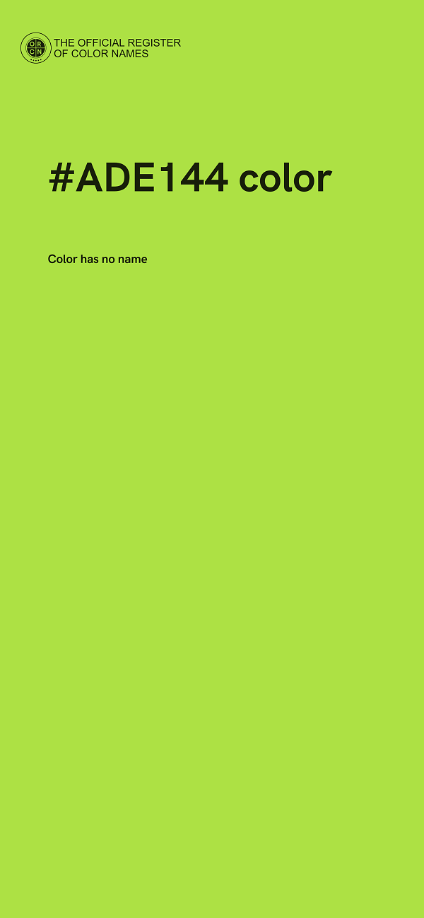 #ADE144 color image
