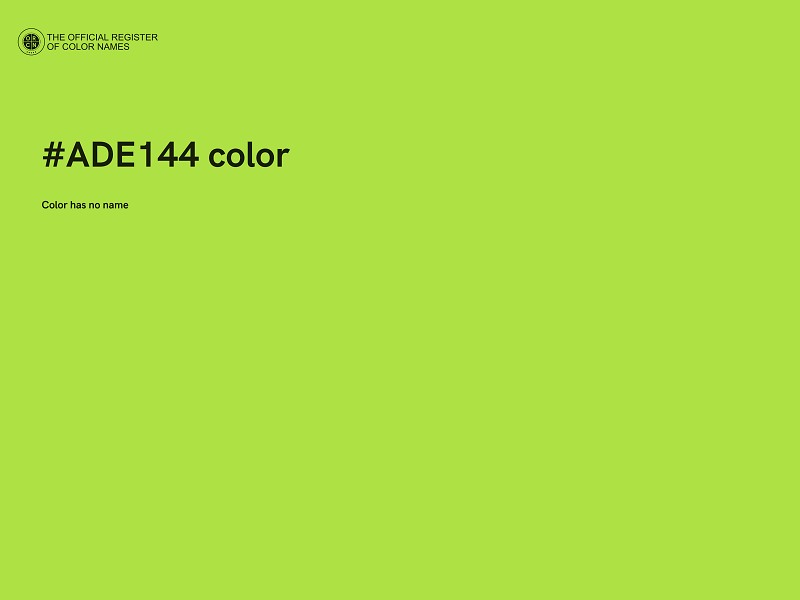 #ADE144 color image