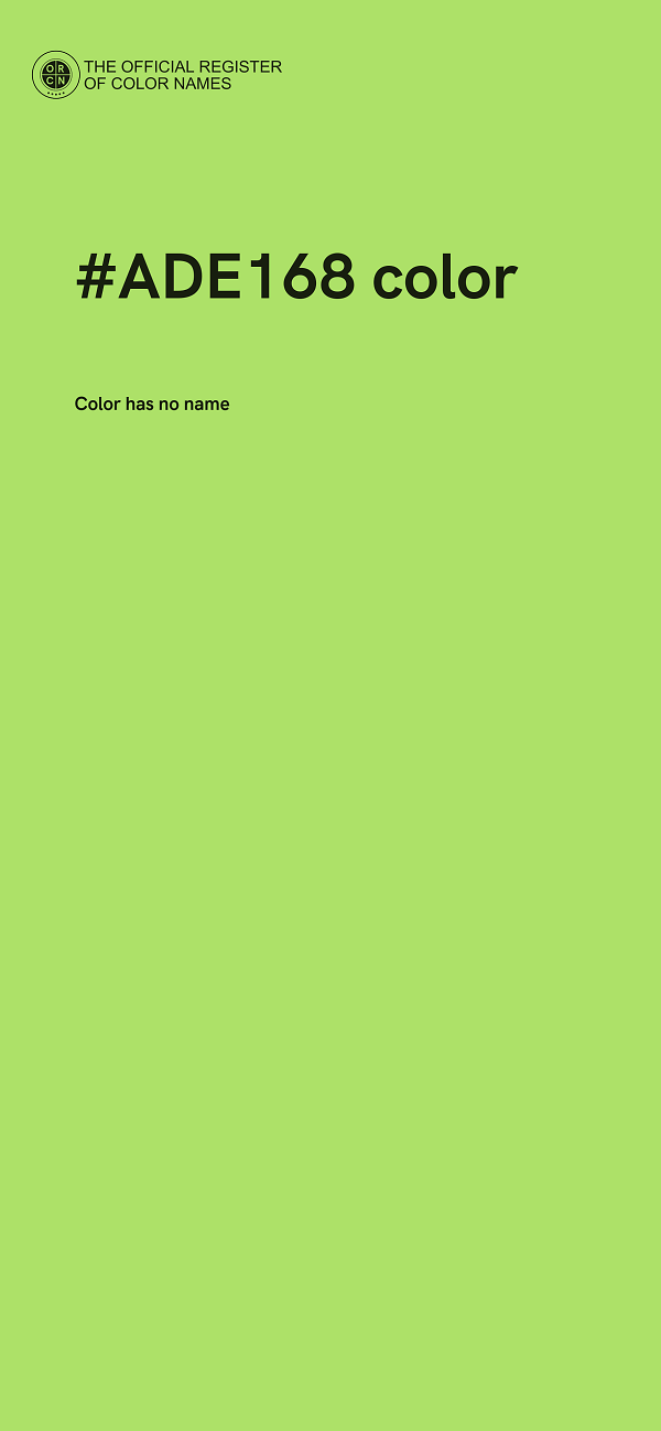 #ADE168 color image