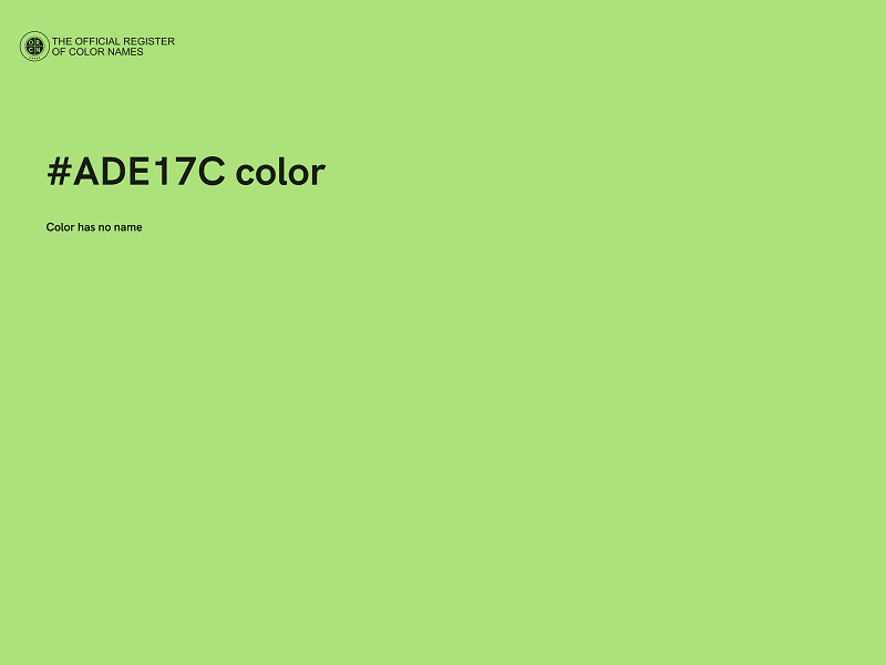 #ADE17C color image