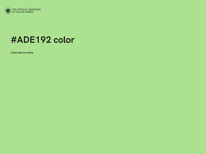 #ADE192 color image