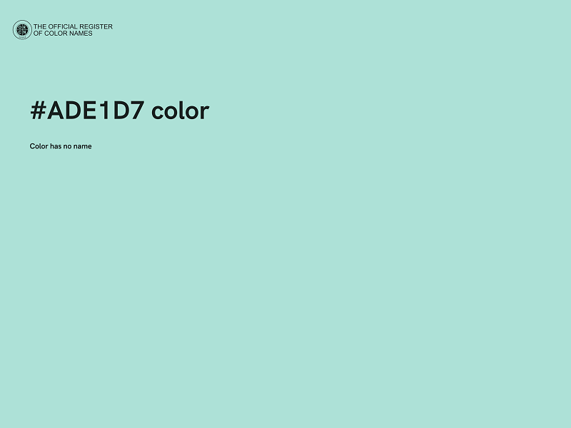 #ADE1D7 color image
