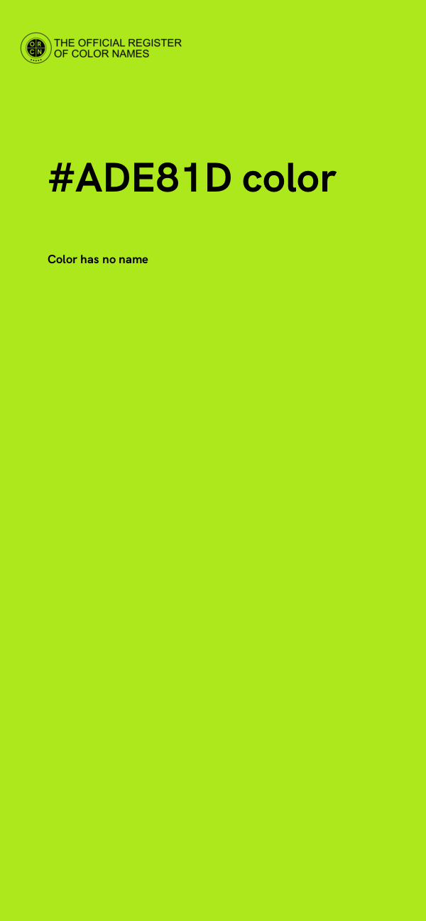 #ADE81D color image