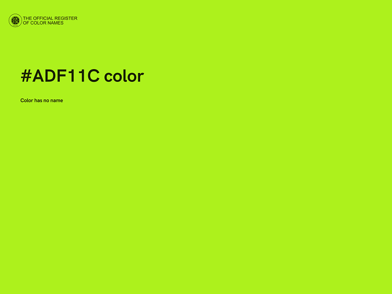 #ADF11C color image