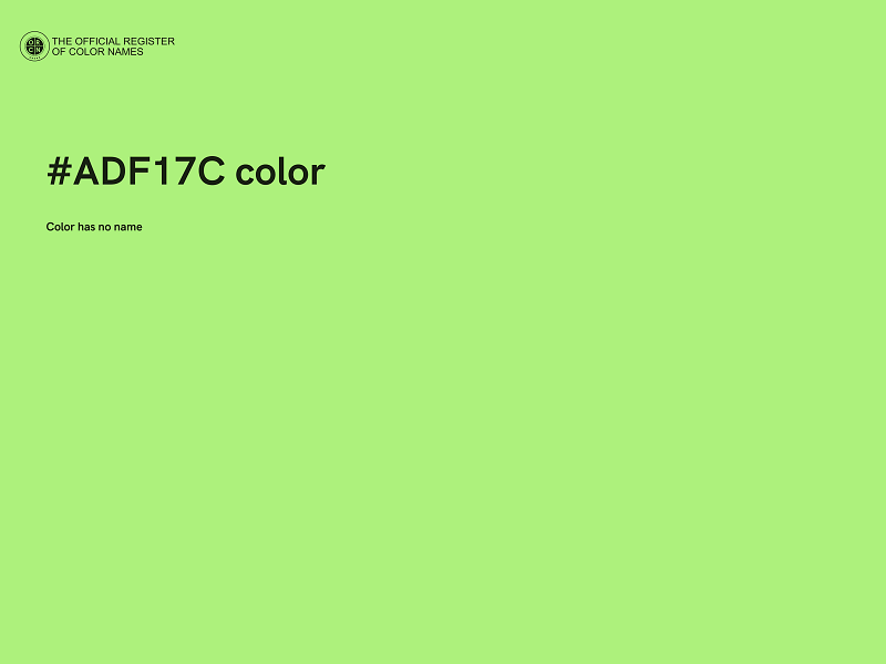 #ADF17C color image