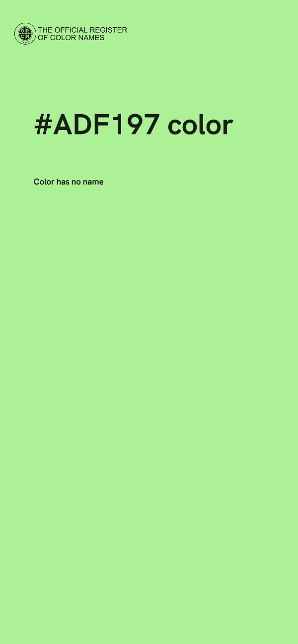 #ADF197 color image