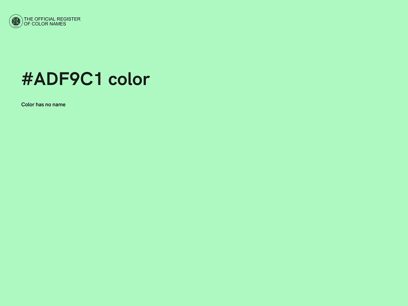 #ADF9C1 color image