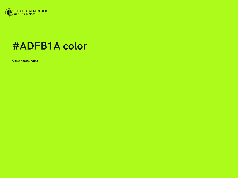 #ADFB1A color image