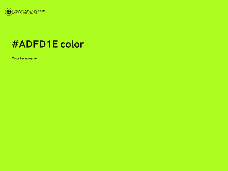 #ADFD1E color image
