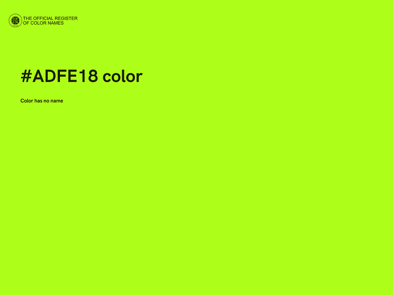 #ADFE18 color image