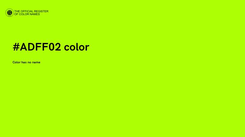 #ADFF02 color image