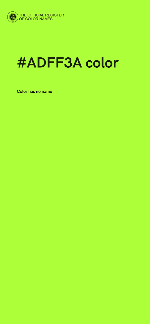 #ADFF3A color image