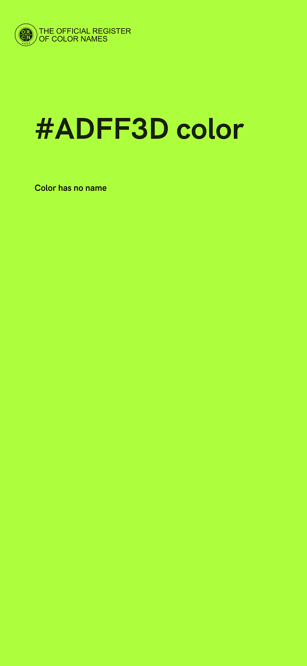 #ADFF3D color image