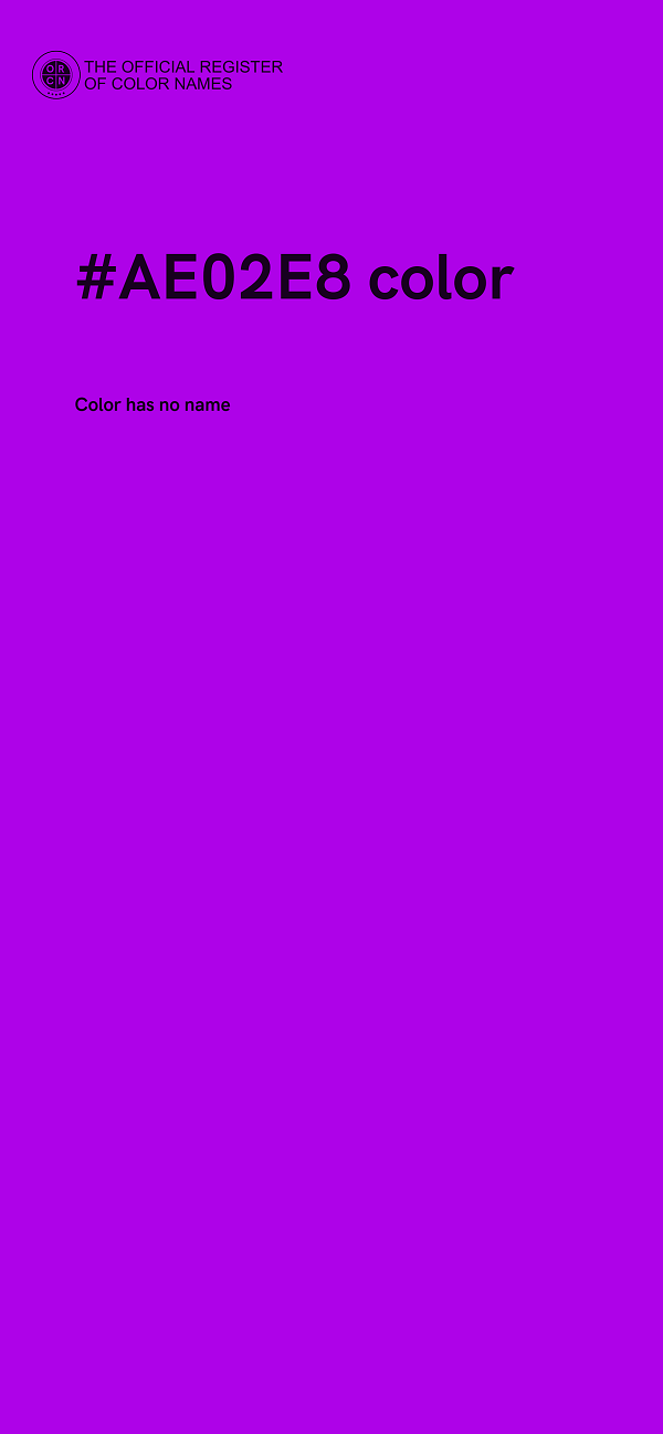 #AE02E8 color image
