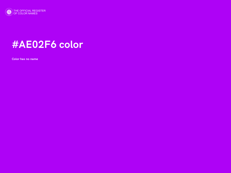 #AE02F6 color image