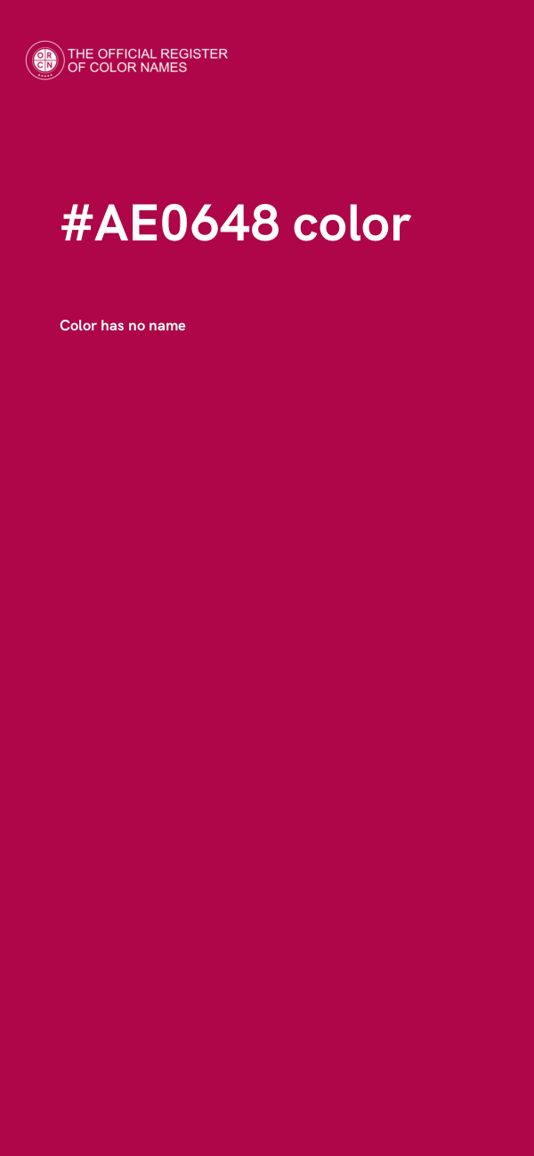 #AE0648 color image