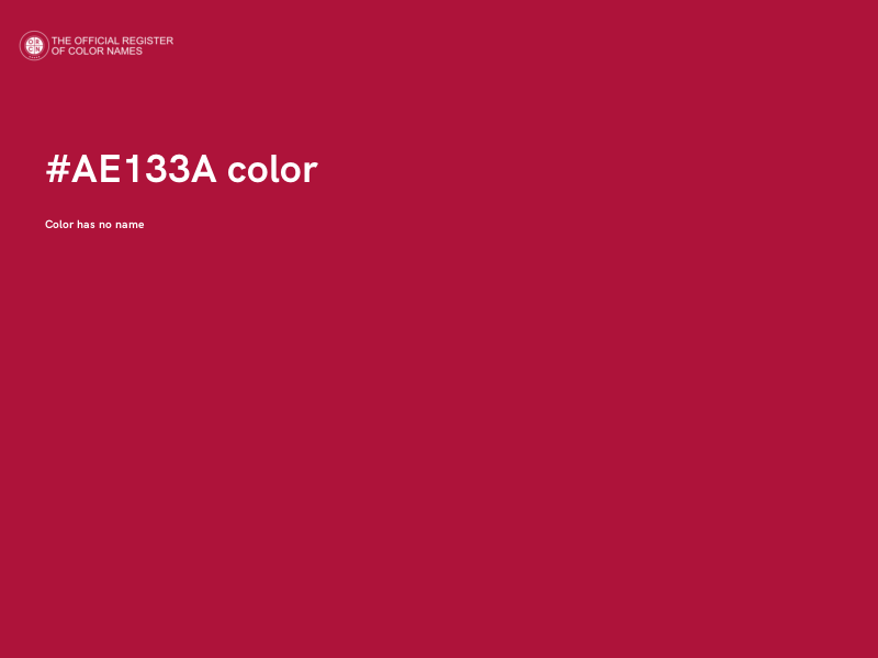 #AE133A color image