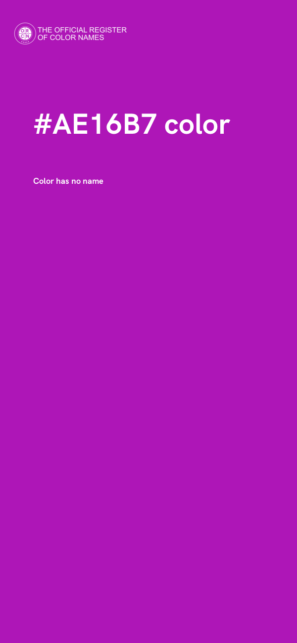 #AE16B7 color image