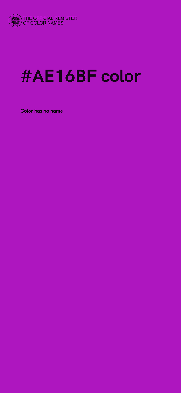 #AE16BF color image
