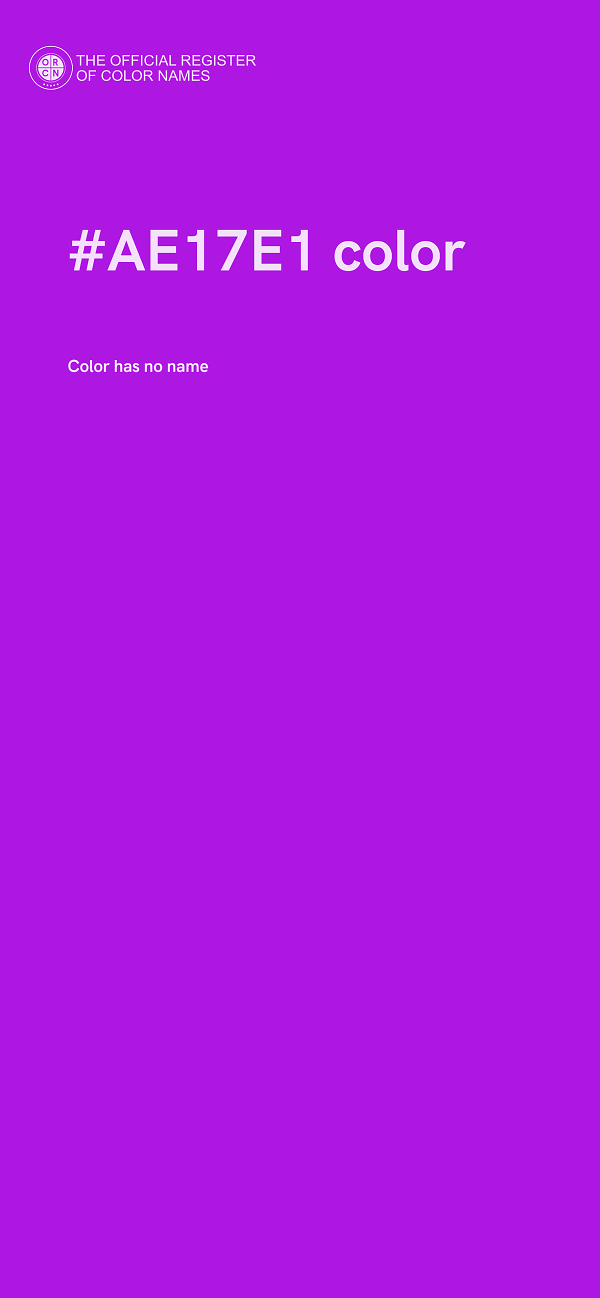 #AE17E1 color image