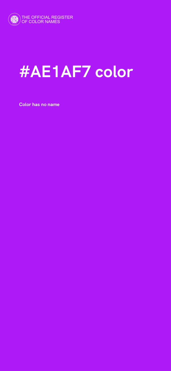 #AE1AF7 color image