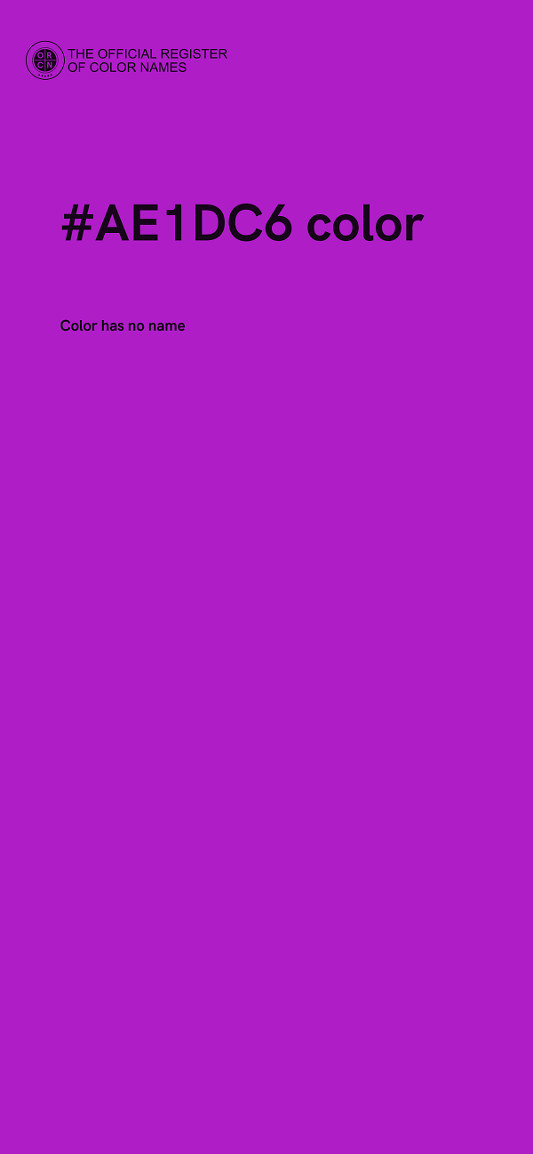 #AE1DC6 color image