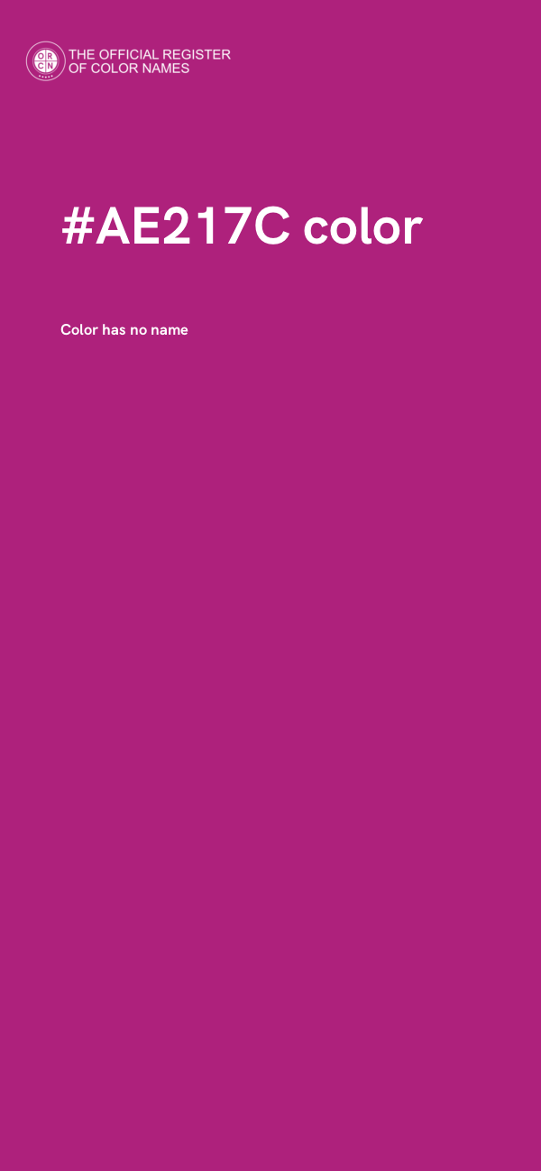#AE217C color image