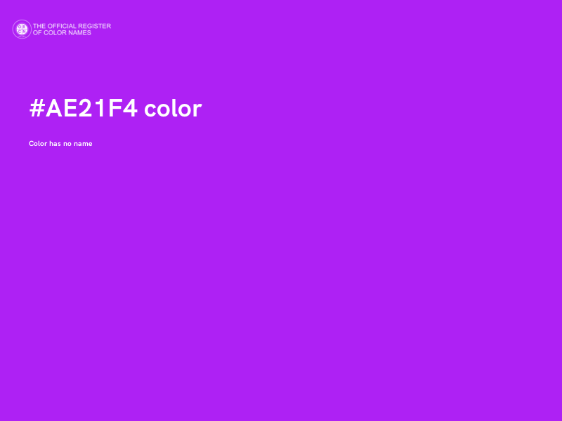 #AE21F4 color image