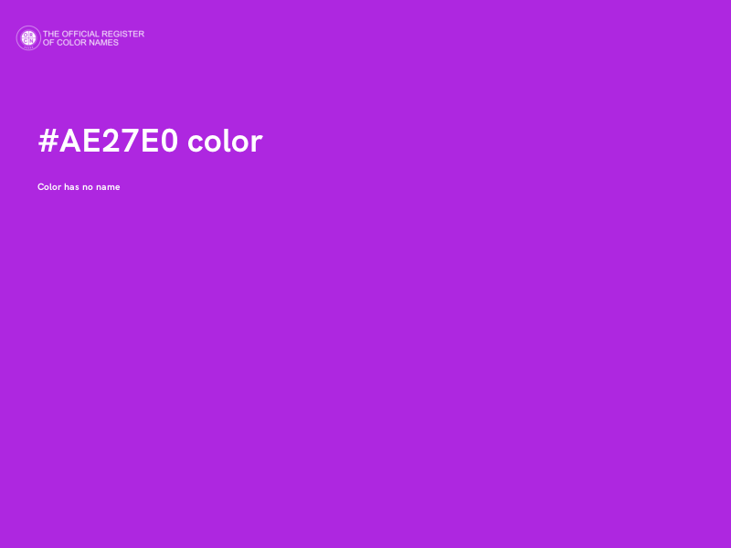 #AE27E0 color image