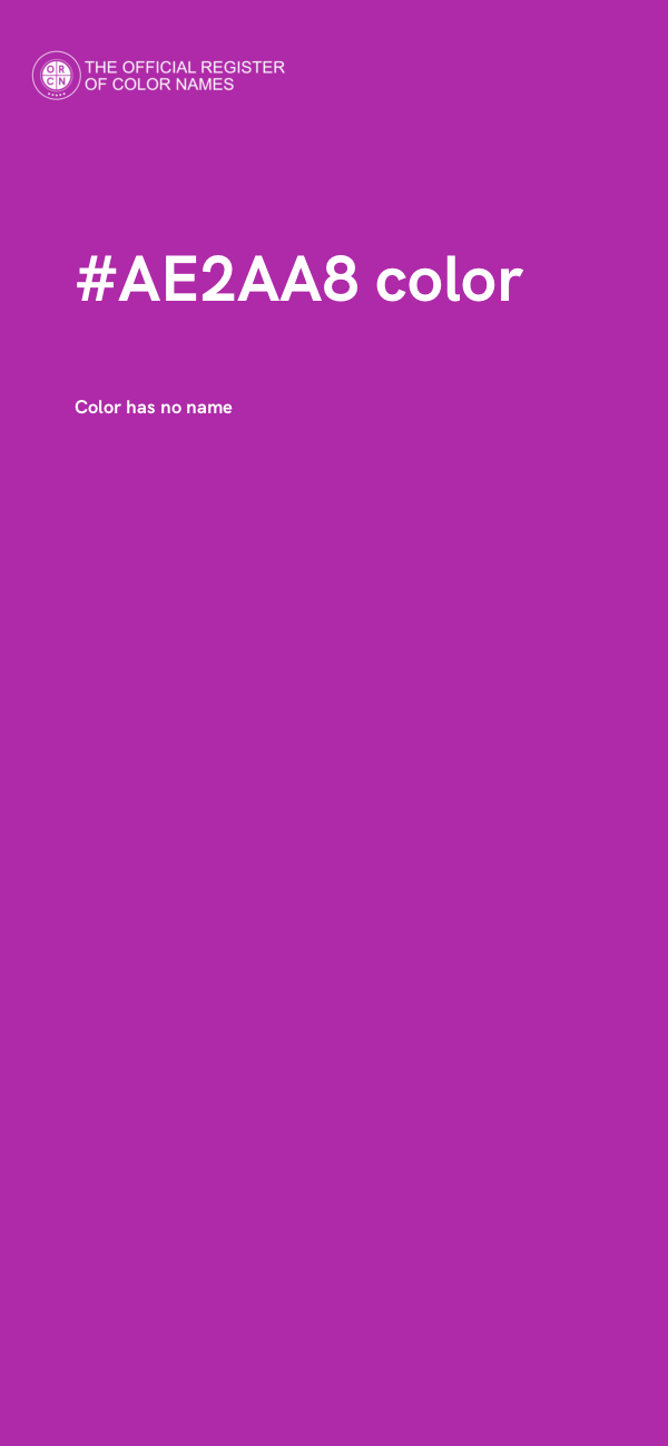 #AE2AA8 color image